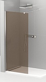 Душевая перегородка Cezares Liberta 110x195 LIBERTA-L-1-110-120-BR-Cr бронза, профиль хром