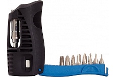 Набор бит с отверткой KS Tools SL, PH, PZ 1/4" реверсивная трещотка, складывающийся 918.2850