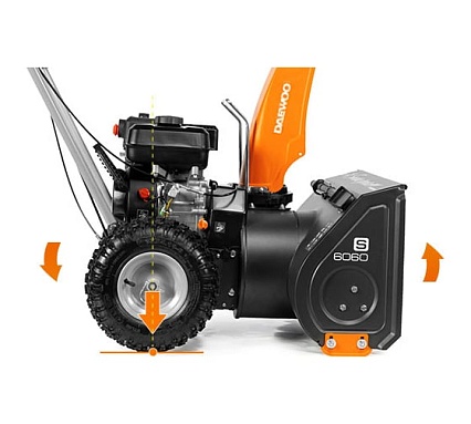 Бензиновый снегоуборщик DeWorks S 6060 DeWORKS