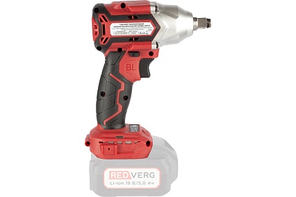 Гайковерт аккумуляторный ударный бесщеточный Redverg RD-IW18BL-350/U (без акк, без з/у) 6682903