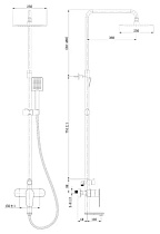 Душевая стойка Orans OLS-7536