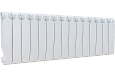 Радиатор биметаллический Теплоприбор с межосевым расстоянием 350мм, 15 секций BR1-350/15
