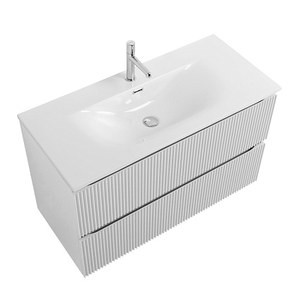 Тумба с раковиной BelBagno Uno 100 см Bianco Opaco