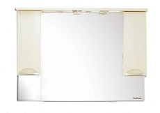 Зеркальный шкаф SanMaria Милан 120 бежевый