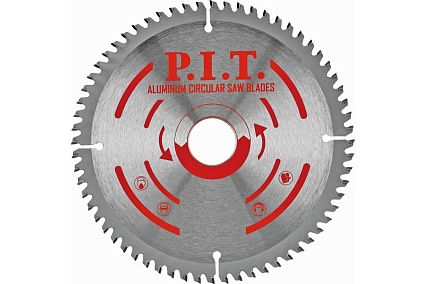Диск пильный по алюминию 210x30/20x2.2 мм 80T P.I.T. ACTW05-210T80