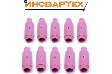 Сопло керамическое TIG Инсвартех 17-18-26 10N №4, 10 шт IST0174