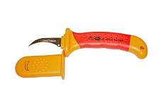 Нож Промлайн кабельный удлиненный изолированный до 1000в, с двухкомп.рук. ПЛ025030350_023