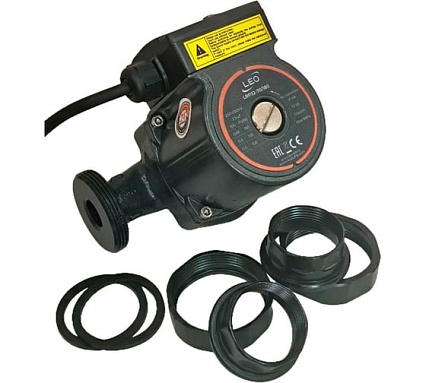 Циркуляционный насос LEO LRP 32-70/180, 105/130/150 Вт, 220В, Q 37/50/67 лмин, Hmax 5.2/6/6.3 м 1093