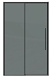 Душевая дверь Grossman Galaxy 100x195 тонированное, черный матовый 100.K33.01.100.21.10