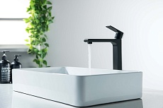 Смеситель для раковины Aquatek Лира AQ1404MB черный матовый