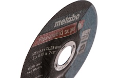 Круг отрезной Flexiarapid по нержавеющей стали (125х22.2 мм; вогнутый) Metabo 616209000