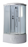 Душевая кабина Timo Standart T-6610SL Silver Fabric L 110x85, без г/м, матовые стекла, хром