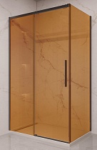 Душевой уголок Vincea Stella VSR-1ST9012GSB 120x90 черный, янтарь