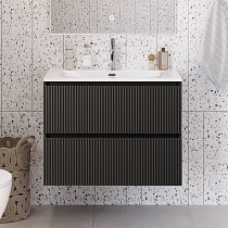 Мебель для ванной BelBagno Uno-Mini 90 см Темно-серый матовый