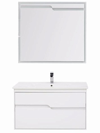 Мебель для ванной Aquanet Модена 100 см белый