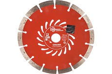 Диск алмазный отрезной Сегментный Grand hot press (180х22.23 мм) TRIO-DIAMOND GUS724