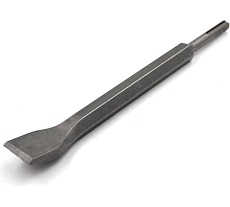 Зубило по бетону плоское SDS-Plus 30 мм, 250х17 мм KUBIS 07-02-3125