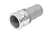 Алюминиевый камлок TITAN LOCK типа E серия EcoLine, ниппель с хвостовиком 2" TL200EAL-EL