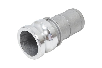 Алюминиевый камлок TITAN LOCK типа E серия EcoLine, ниппель с хвостовиком 2" TL200EAL-EL
