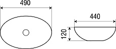 Раковина WeltWasser ELBACH 1025 49 см, 10000003856 белый глянцевый