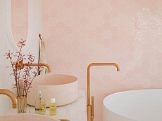 Плитка WOW Zellige Hexa Pink 10,8x12,4 см, 122082