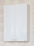Шкаф навесной Бриклаер Анна 65 см белый глянец