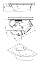 Фронтальная панель Cersanit Kaliope 153