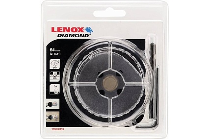 Коронка с алмазными сегментами 64 мм Lenox 10507837