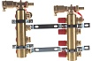 Комплект коллекторов Danfoss FHF-4 set с кронштейнами и воздухоотводчиками 4 контура 088U0704