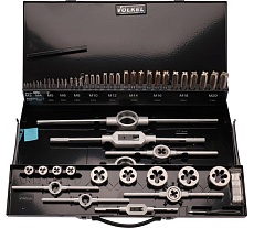 Набор метчиков и плашек VOLKEL M5-M20 HSS-G 47пр V49301