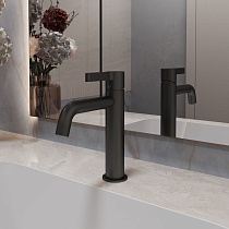 Смеситель для раковины Vincea Villa VBF-1VL1MB черный матовый