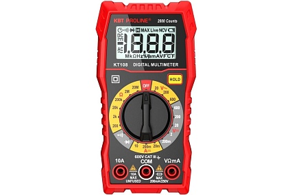 Цифровой мультиметр КВТ KT 108 PROLINE 86324