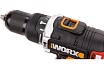 Бесщеточная аккумуляторная ударная дрель-шуруповерт Worx WX373