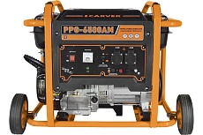 Генератор Carver PPG- 6500АM бензин LT-188F, 5,0/5,5кВт, 220В, бак 33 л, колеса 01.020.00029