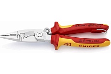 Электромонтажные клещи со страховочным креплением Knipex 200 mm KN-1396200T