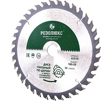 Диск пильный по дереву с твердосплавными пластинами (180x20 мм; 36Т) Резолюкс 61310