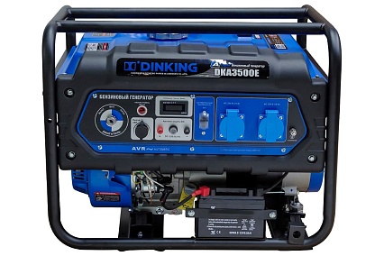 Бензиновый генератор Dinking DKA3500E 3.5 кВт, электростартер, 7.5 лс ГЕН031