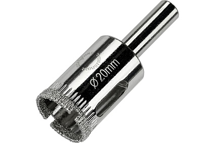 Коронка алмазная по керамике, плитке и стеклу 20 мм Diamond Industrial DIDCBC020