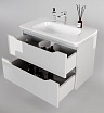 Тумба с раковиной Style Line Марелла Люкс Plus 80 см подвесная