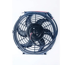 Вентилятор радиатора АРКАИМ 255 мм (10 дюймов) на 12 Вольт, 80 Ватт. Поток: нагнетание B11001С/12