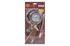 Пистолет для подкачки шин FORSTIME с аналоговым манометром и шлангом, в блистере FT-2370G(54676)