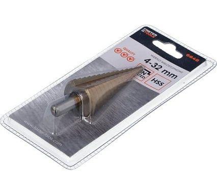Сверло ступенчатое 4-32 мм Faster Tools 6648