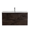 Тумба с раковиной BelBagno Marino-Cer-N 100 см Rovere Nature Grigio
