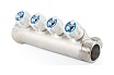 Коллектор с регулировочными вентилями PROFACTOR в/н 1"х4 вых 16 цанга PF MVP 269.4C