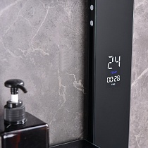 Душевая стойка Black&White Gravity GH-9005MB термостат, черный матовый