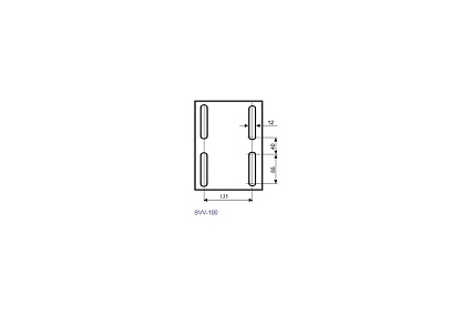 Тиски с высокими губками PROMA SVV-100 25000194