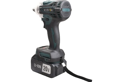 Гайковерт аккумуляторный бесщеточный Zitrek Crusher 20 в кейсе, 20В, 300 Нм, 2x4.0Ач 085-1022