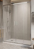 Душевая дверь BelBagno LUCE-BF-2-140-C-Cr 140x195 прозрачная, хром