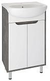 Тумба с раковиной Runo Эко 50 см