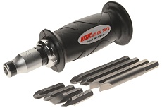 Отвертка с резиновой рукояткой и набором бит 9 шт JTC -5410